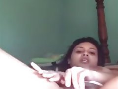 Indian, Masturbation, Spanking, Webcam
